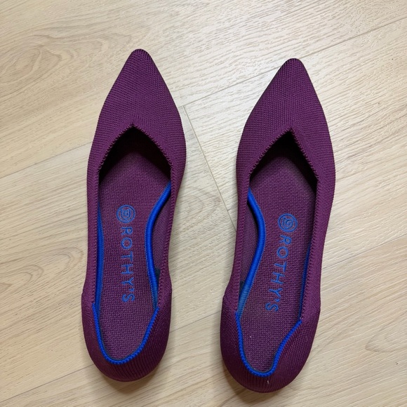 Rothy’s The Point Wild Orchid ballet flats - Picture 2 of 8
